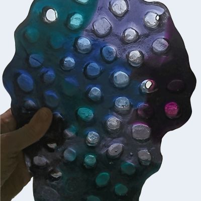 Anna Eggert - Verket ”Algae growth ” detalj