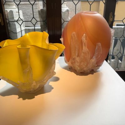 Roligt att se några fina verk  av Ulrika Barr och   Ann Wåhlström  representanterna bland Glasstress i Venedig  nu 2026