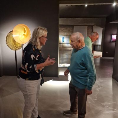Sunniva möter Lino Tagliapietra 91 år och fullt verksam!